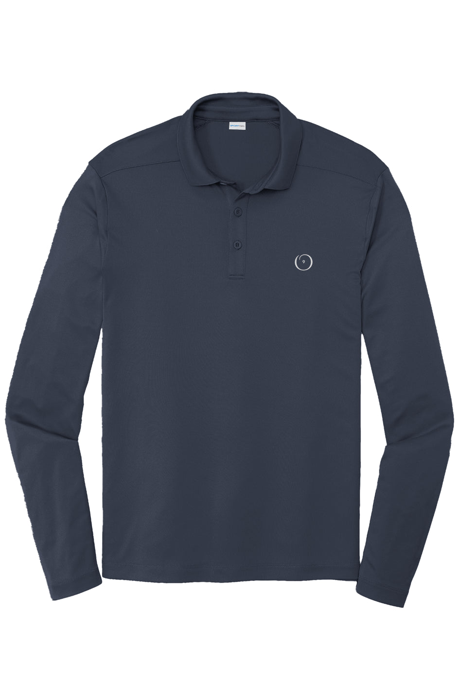Men's Long Sleeve Embroidered O9 Polo