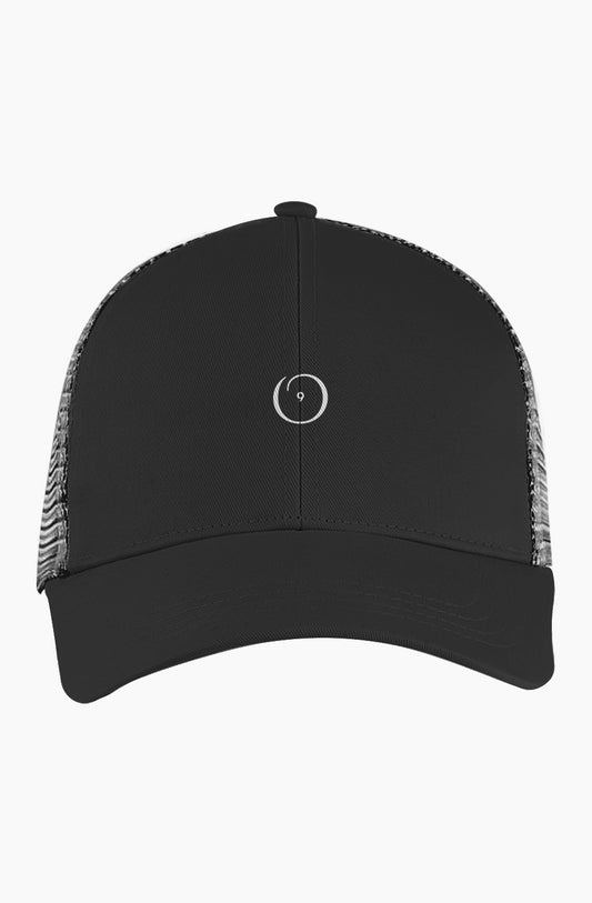 Unisex Embroidered O9 Trucker Hat